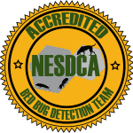 NYC NESDCA certified bed bug dog