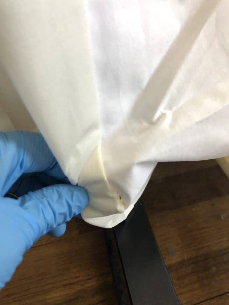 Bed bugs can congregate on the outside seam of a bed bug cover that is too large. It is important to measure your mattress and box spring before purchasing a best bed bug cover.